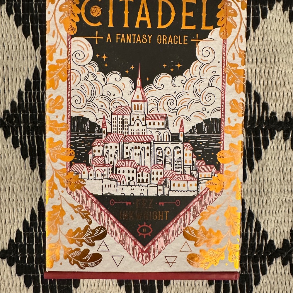 Citadel Fantasy Oracle Cards, 60 Foiled Deck with Guide Book